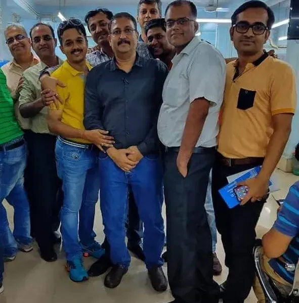 Founding members of the Nopany Alumni Association, 2019